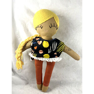 Rileymade 15" Artist Rag Doll Tattoos Handmade Soft Sculpt by April Riley Tate